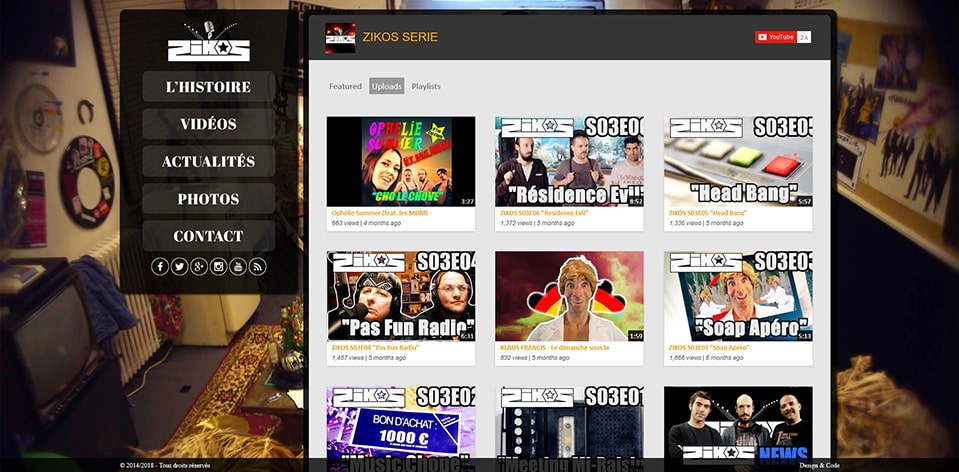 Vidéos Web Série Zikos