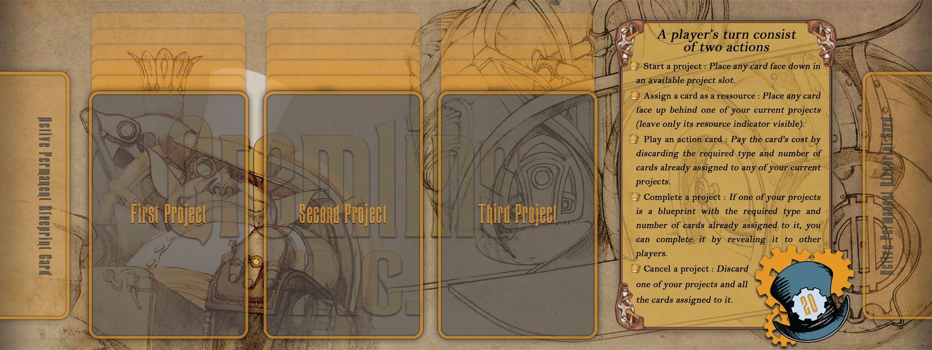 Tapis de Joueur Gremlins Inc. version Banker.