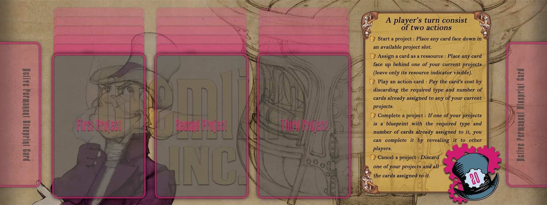 Tapis de Joueur Gremlins Inc. version Gambler.