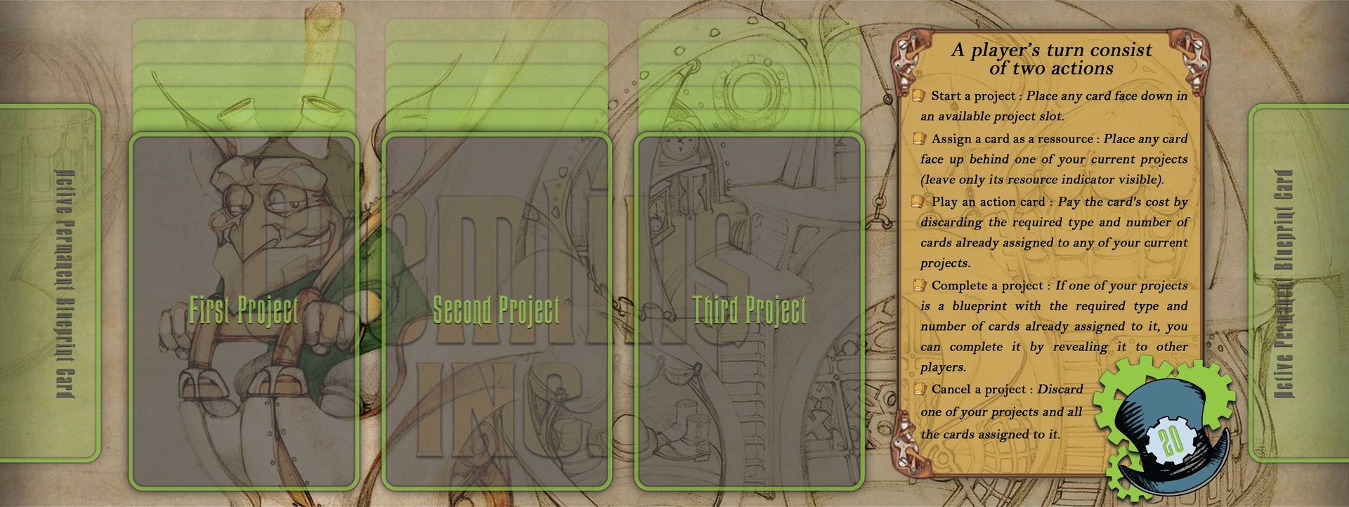 Tapis de Joueur Gremlins Inc. version Merchant.